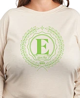 Hybrid Apparel Plus Wicked Elphaba E Graphic Pullover T-Shirt