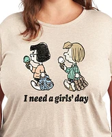 Hybrid Apparel Plus Peanuts Need a Girls Day Graphic T-Shirt