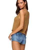 Edikted Women's Sadiee Split Front Knit Top