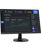 Lenovo D24-40 23.8" 16:9 Full Hd Va Wled Lcd Monitor, Raven Black