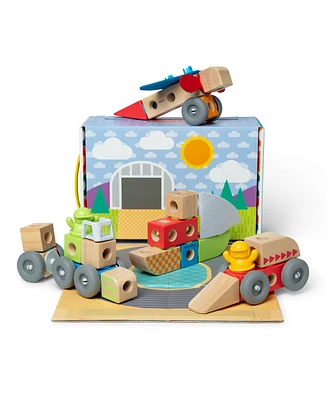 Melissa and Doug Blockables Vehicles Play Set