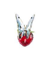 Swarovski Idyllia Butterfly and Strawberry Figurine