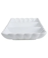 Bia Cordon Bleu Petal Divided Serving Dishes, Set of 2