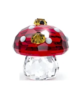 Swarovski Idyllia Mushroom and Ladybugs Figurine