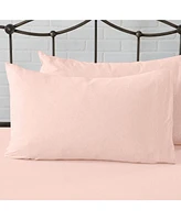 Linery & Co. Heathered Melange Cotton Jersey Knit Sheet Set