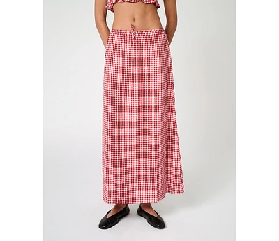 WeWoreWhat Women's Tie Waist Skirt