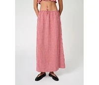 WeWoreWhat Women's Tie Waist Skirt