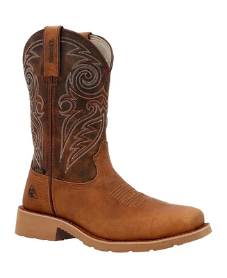 Rocky MonoCrepe 12" Steel Toe Western Boot