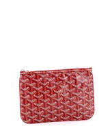 Pre-Owned Goyard Pm Senat Zip Pouch Coated Canvas