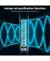 Cowsar Tower Fan 360°Oscillating Fan Quiet Cooling 24H Timer Remote Control Powerful Standing 8 Wind Speed 3 Wind Modes Ionizer Mode Bladeless Po