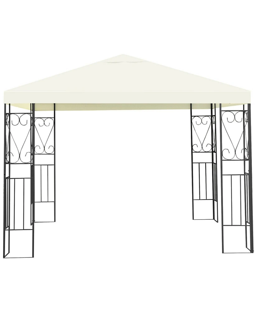 10 x 10 Feet Patio Gazebo Canopy Tent Garden Shelter