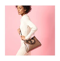 Women's Perma Brown Tanned Handbag