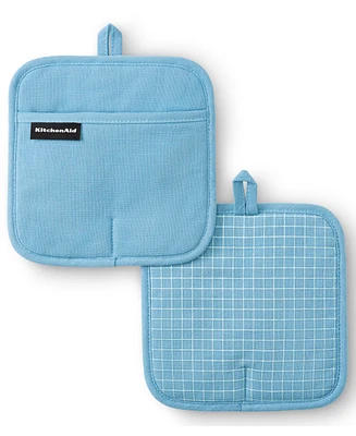 KitchenAid Gourmet Series Gridlines Pot Holder Set, Pack of 2