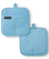 KitchenAid Gourmet Series Gridlines Pot Holder Set, Pack of 2