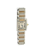 Pre-Owned Cartier Tank Francaise Quartz Watch in Stainless Steel and Gold 20mm