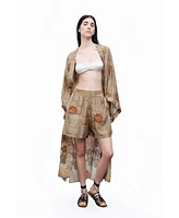 Nocturne Women's Patterned Mini Shorts