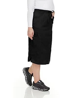 Medichic Women's Professional Stretch Five Pocket 'Debra' Scrub Skirt Scrubs, Royal, X Large