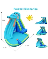 Inflatable Water Pool with Splash and Slide