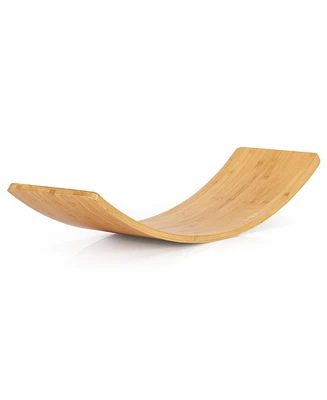 35.5 Inch Wooden Wobble Balance Board for Toddler and Adult