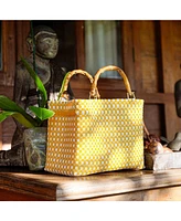 Tuku Sunset Repurposed Market Tote Bag