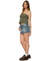 Edikted Women's Orian Eyelet Babydoll Tank Top