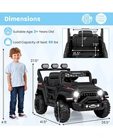 12V Electric Kids Ride on Truck with Remote Control and Music