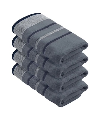 Linery & Co. Luxurious Cotton Decorative 4-Piece Hand Towel Set