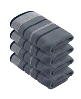 Linery & Co. Luxurious Cotton Decorative 4-Piece Hand Towel Set