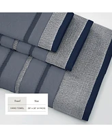 Linery & Co. Luxurious Cotton Decorative 4-Piece Hand Towel Set