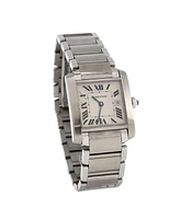 Pre-Owned Cartier Tank Francaise Quartz Watch in Stainless Steel 25mm