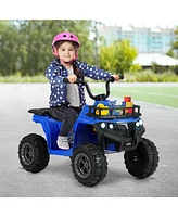 6V Kids Ride On Electric Atv with Led Headlights and MP3 Player