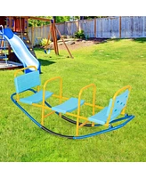 Outdoor Kids Seesaw Swivel Teeter for 3 to 8 Years Old