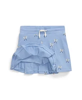 Polo Ralph Lauren Toddler and Little Girls Tennis Print Stretch Mesh Skirt
