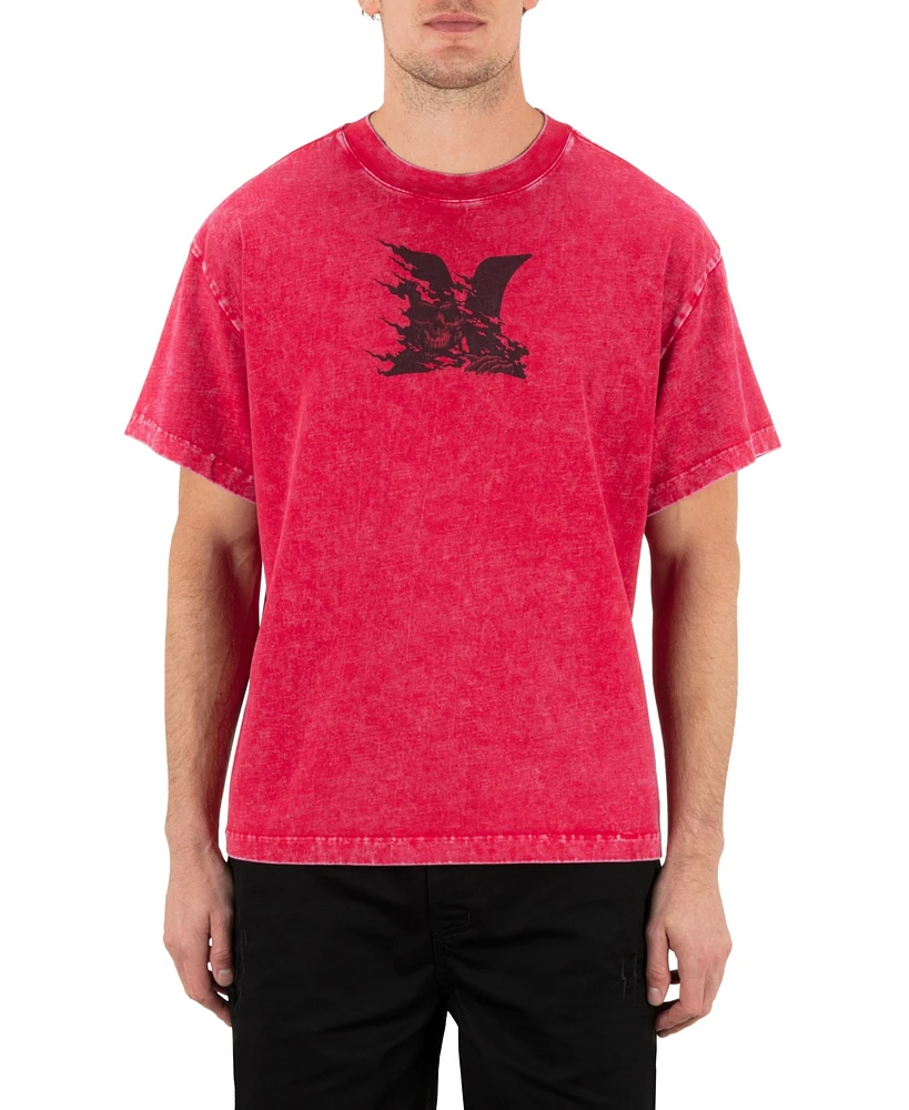 Hurley Men's Face Death Short Sleeve T-Shirt