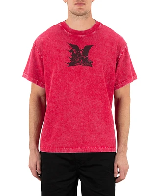 Hurley Men's Face Death Short Sleeve T-Shirt