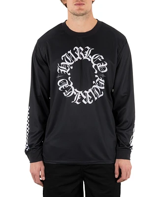 Hurley Men's Check Out Long Sleeve Jersey T-Shirt