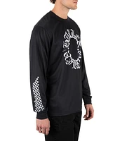 Hurley Men's Check Out Long Sleeve Jersey T-Shirt