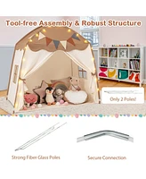 Kids Play Tent Bed with String Lights Extra Large Playhouse