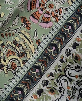 Vince Camuto Block Print Floral Square Scarf