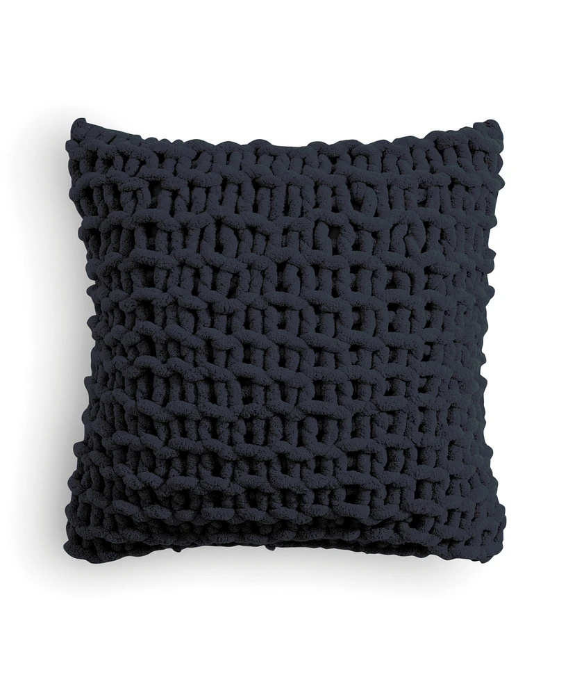 Dkny Chunky Knit Decorative Pillow, 20" x 20"