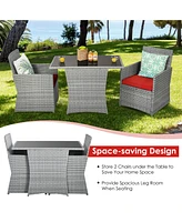 Gymax 3PCS Outdoor R