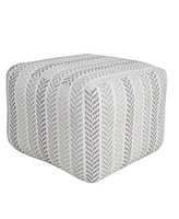 18" Cotton Ottoman