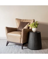 Handcrafted Solid Wood Round End Table – Durable and Elegant for Home Decor