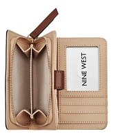 Nine West Lockup 9S French Wallet