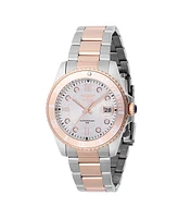 Invicta Women's Pro Diver Quartz 3 Hand Silver Dial Watch
