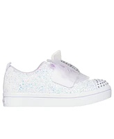 Skechers Little Girls Twinkle Toes: Twi-Lites 2.0 Sweetie Bow Fastening Strap Casual Sneakers from Finish Line