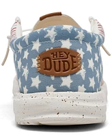 Hey Dude Men's Wally Americana Casual Moccasin Sneakers from Finish Line