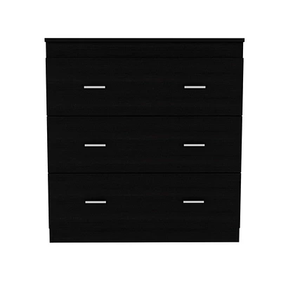 Three Drawer Dresser for Bedroom and Living Room Storage Solutions