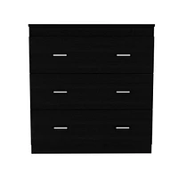 Three Drawer Dresser for Bedroom and Living Room Storage Solutions
