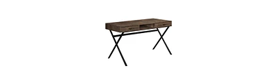 Modern Computer Desk with 2 Drawers and Sleek Work Surface
